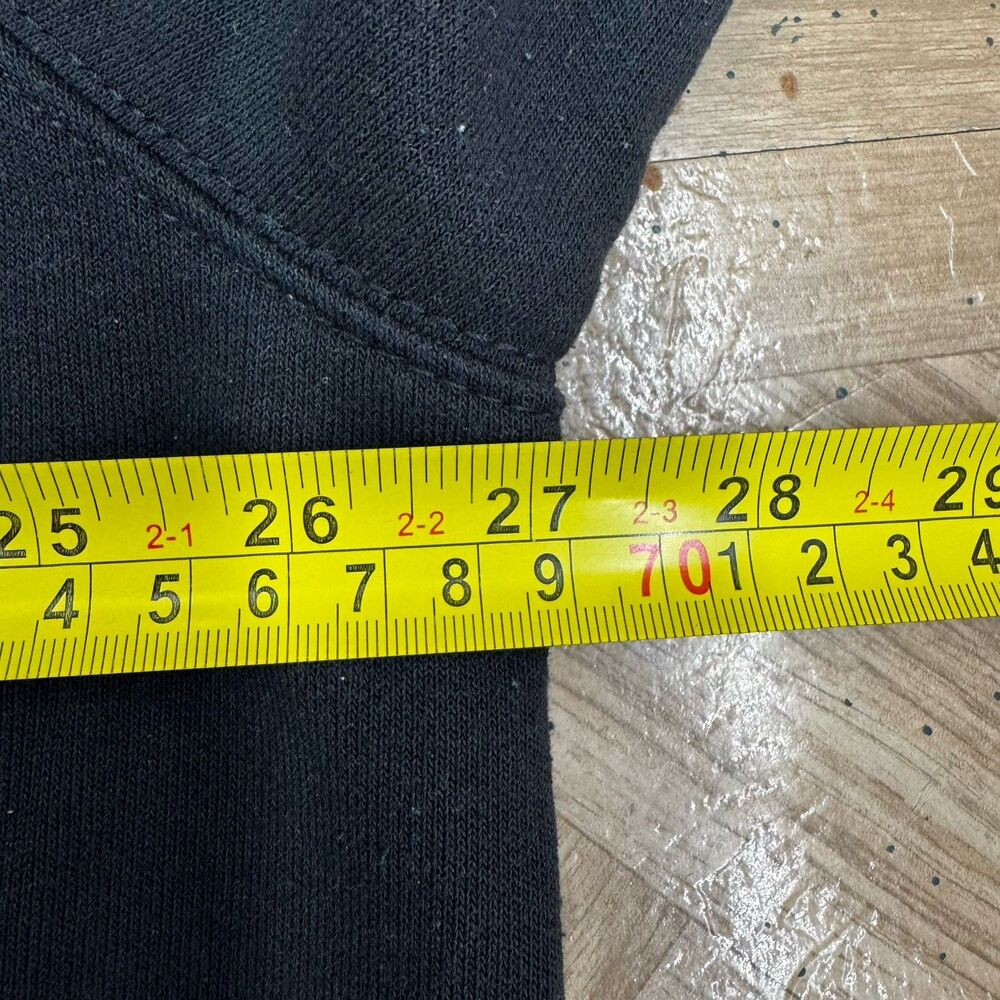 Carhartt K288 Hooded Logo Sweatshirt Black Size XL Tall Loose Fit EUC - Picture 9 of 10